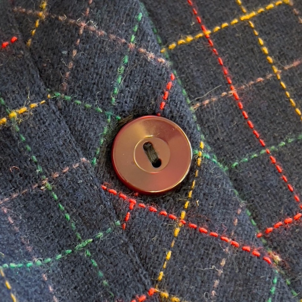 VINTAGE PLAID SKIRT - Picture 4 of 6